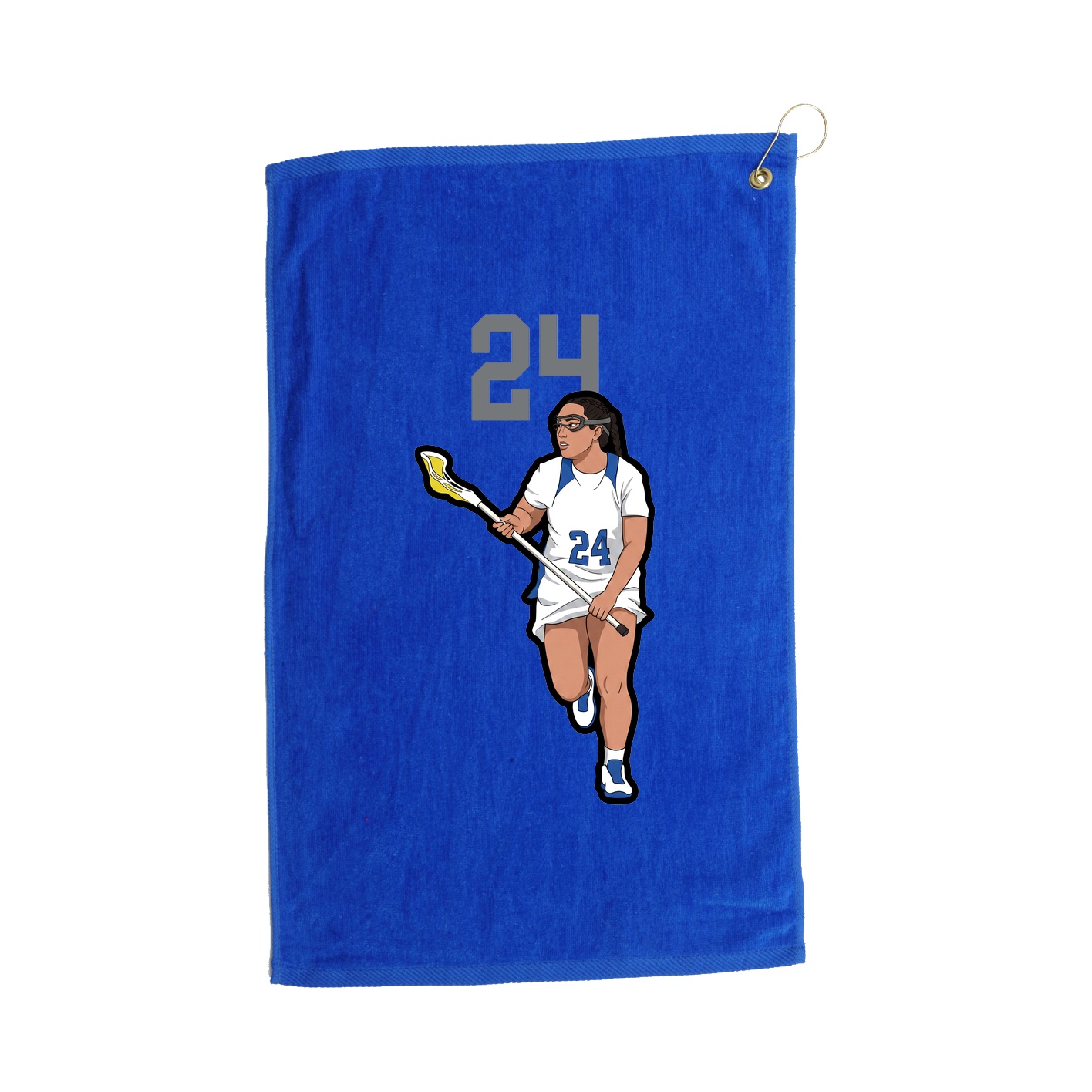 Golf Towel — Number Top in Royal