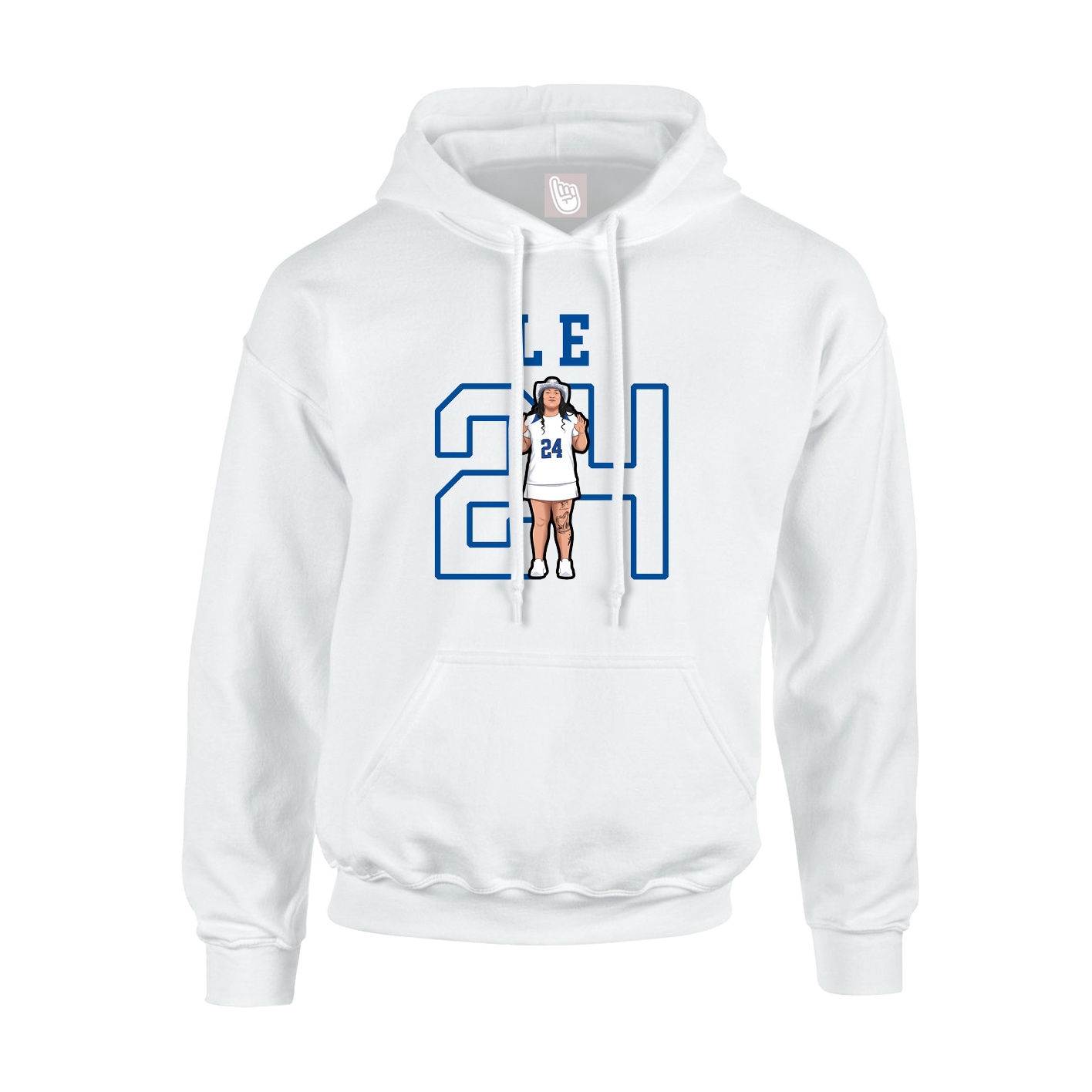 Youth Hoodie — Shirsey in White