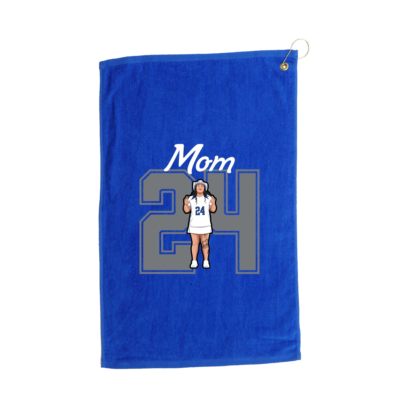 Golf Towel — Mothers Day Shirsey in Royal