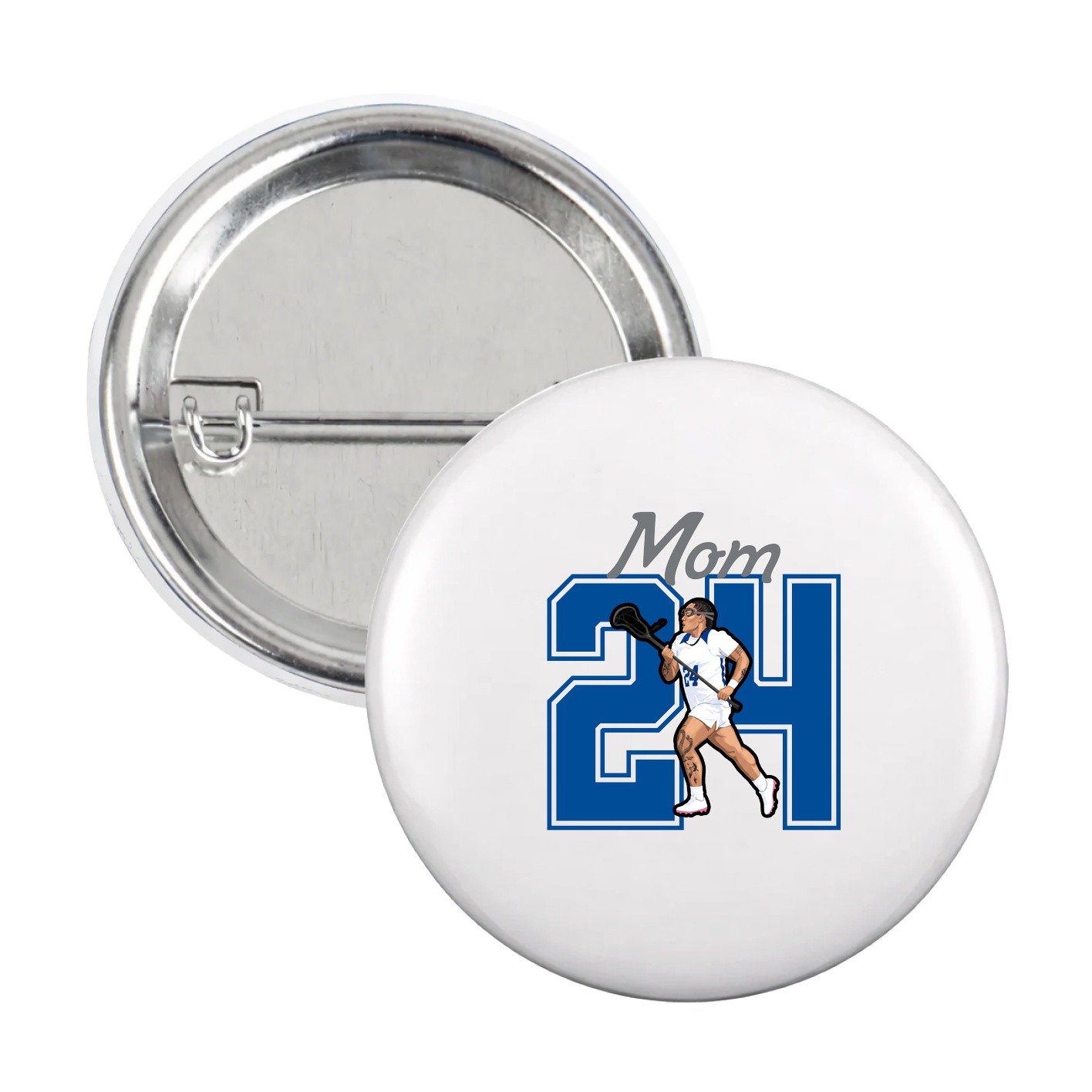 Game Day Button — Mothers Day Shirsey in White