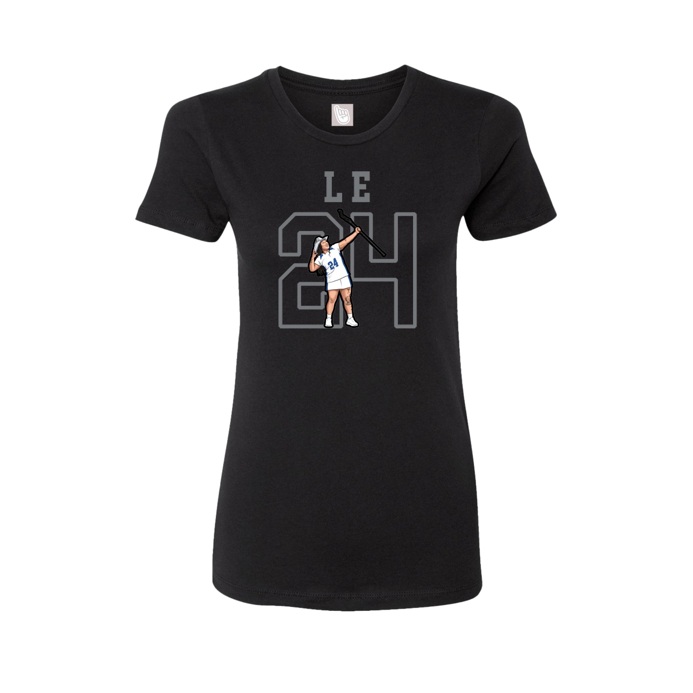 Fitted Women's Tee — Shirsey in Black