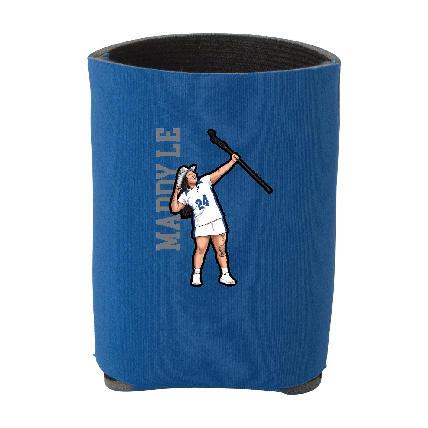 Can Holder — Name Vertical in Royal