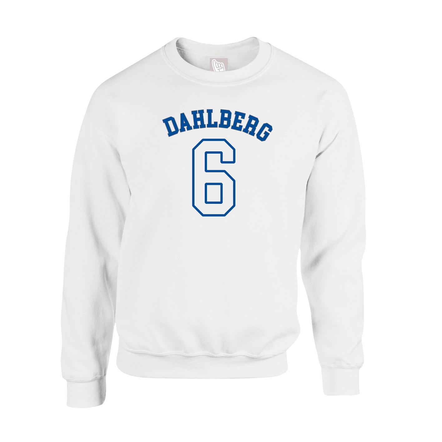 Fleece Crew — Shirsey Arch in White