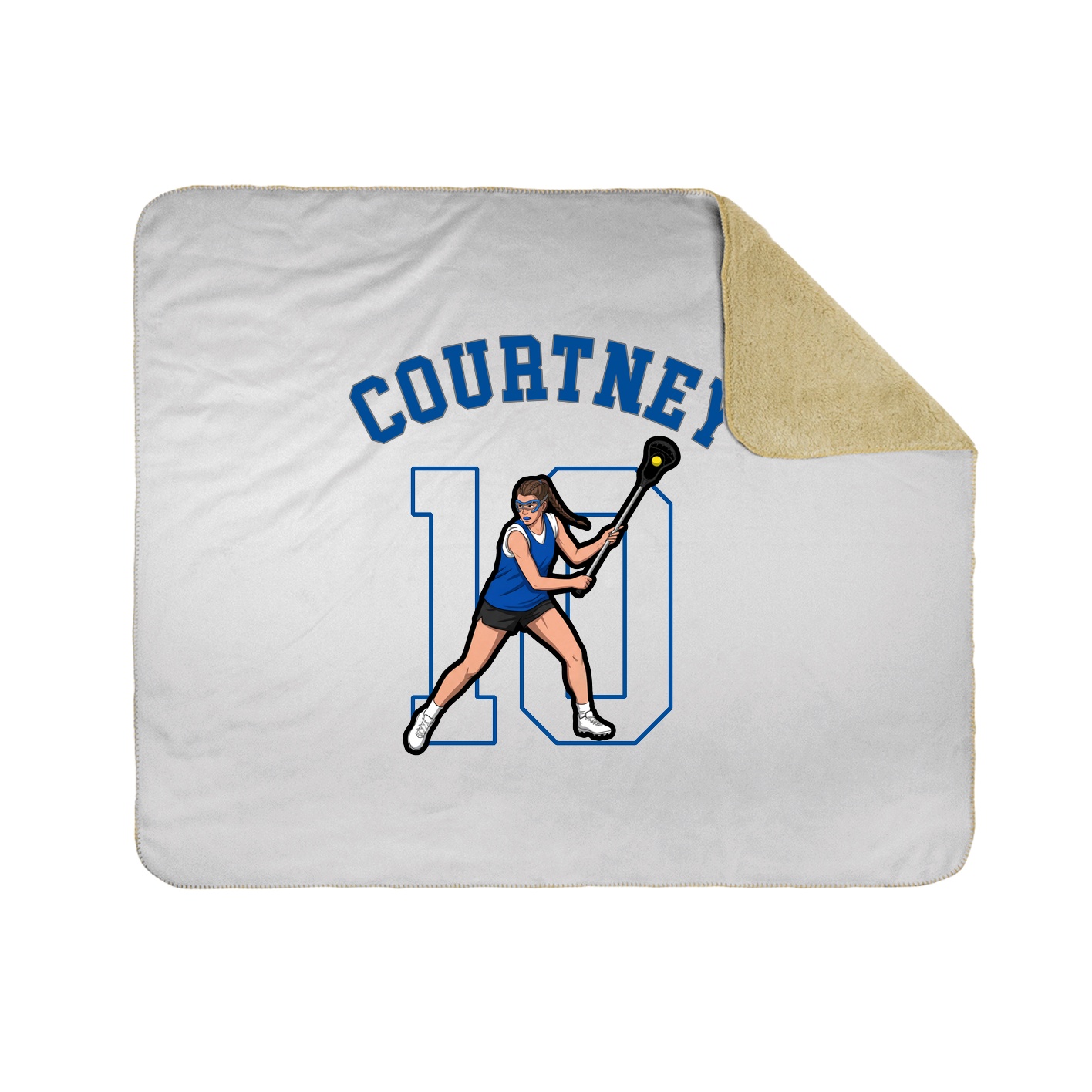 Throw Blanket — Shirsey Arch in White