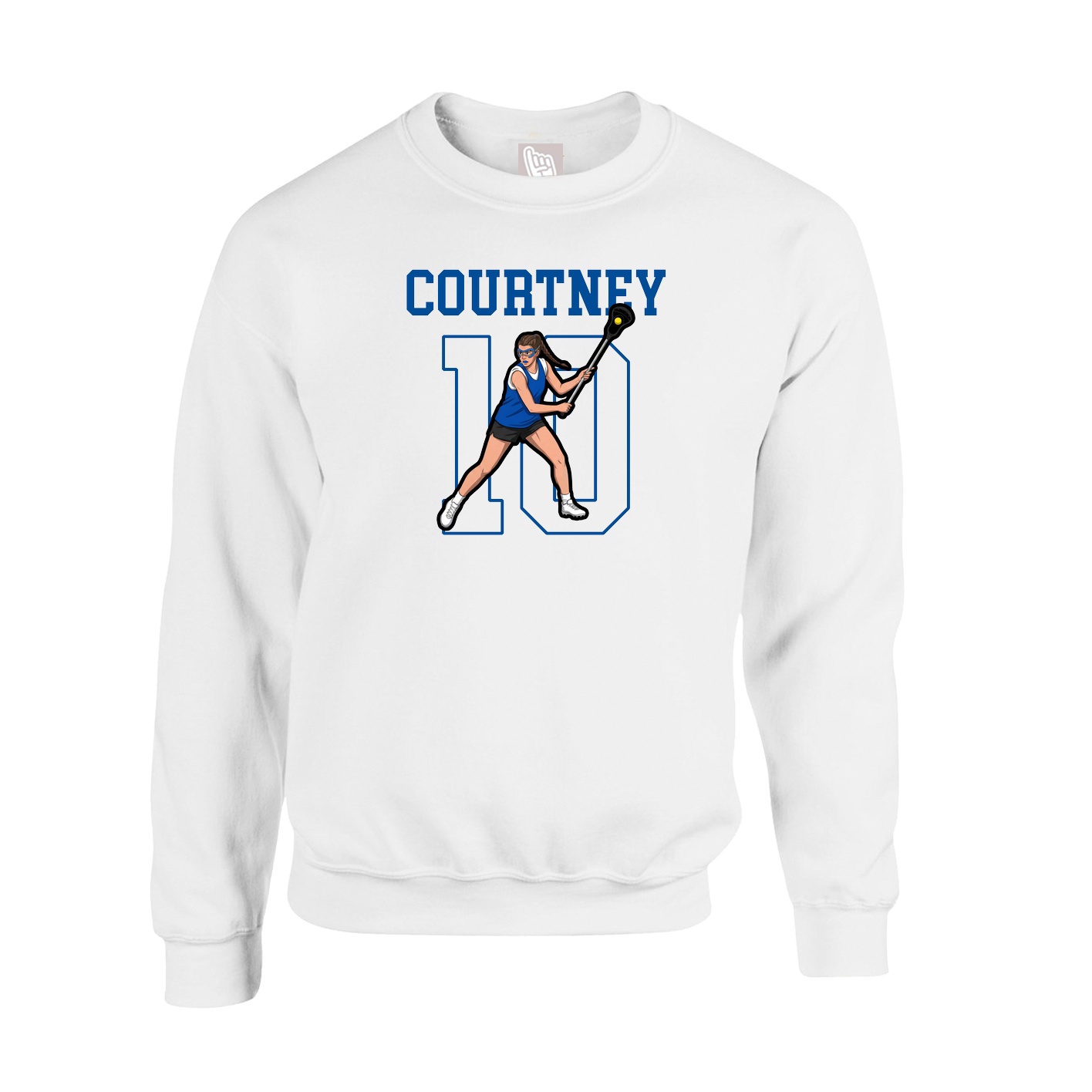 Fleece Crew — Shirsey in White