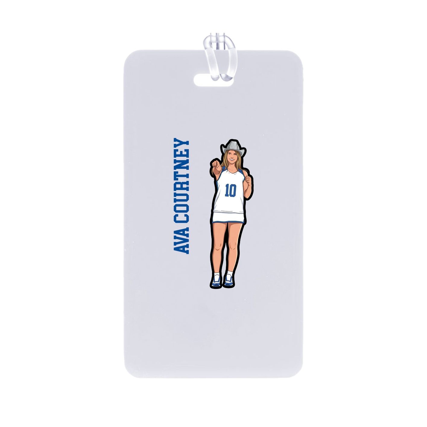 Bag Tag — Name Vertical in Classic