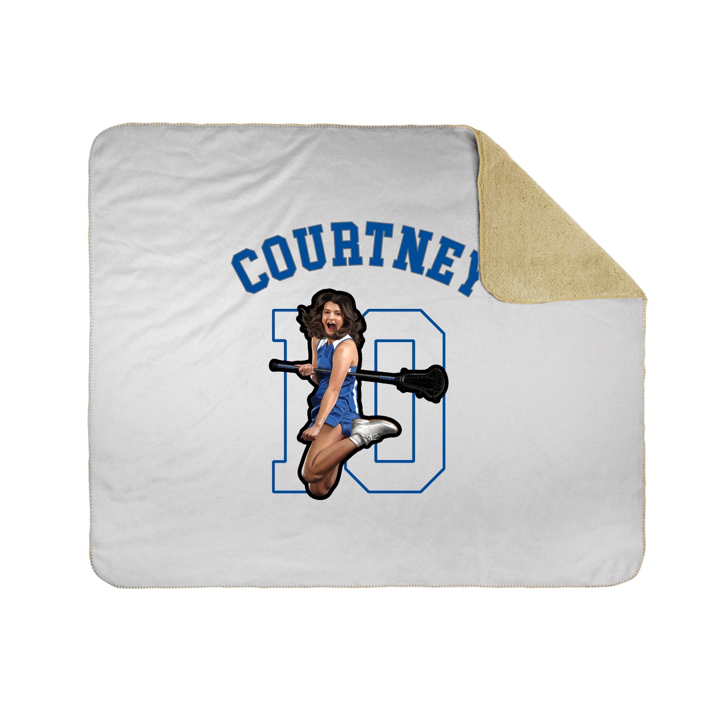 Throw Blanket — Shirsey Arch in White