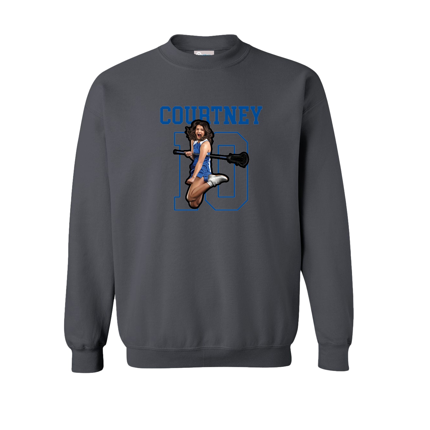 Fleece Crew — Shirsey in Grey