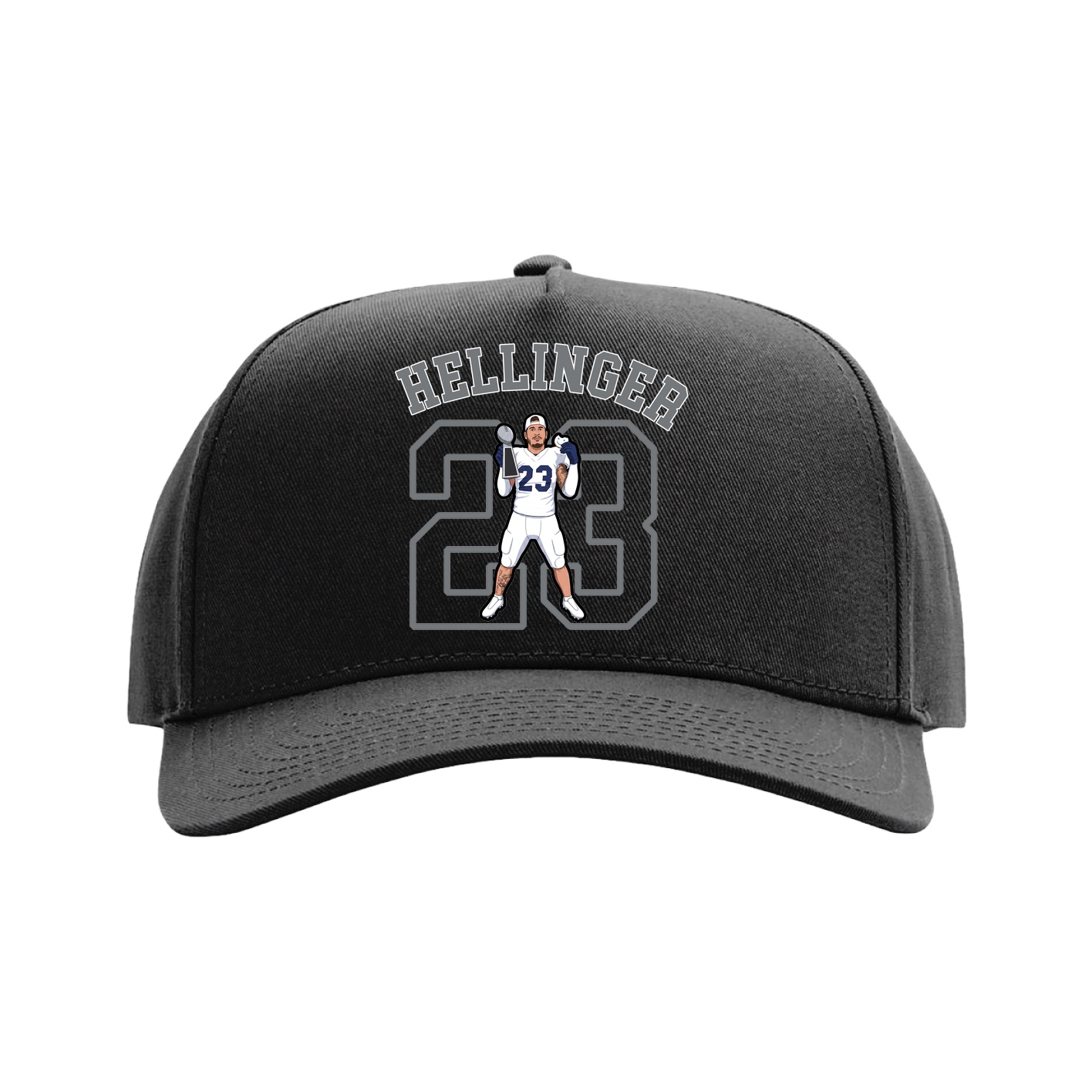 Full Fabric Five-Panel Champ Cap