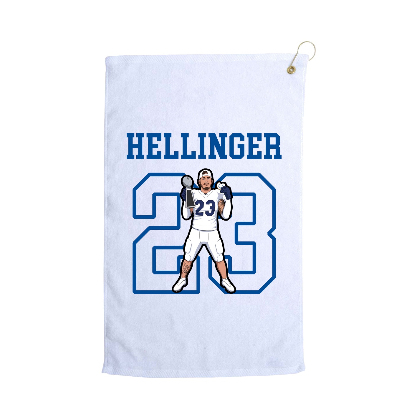 Golf Towel — Shirsey in White