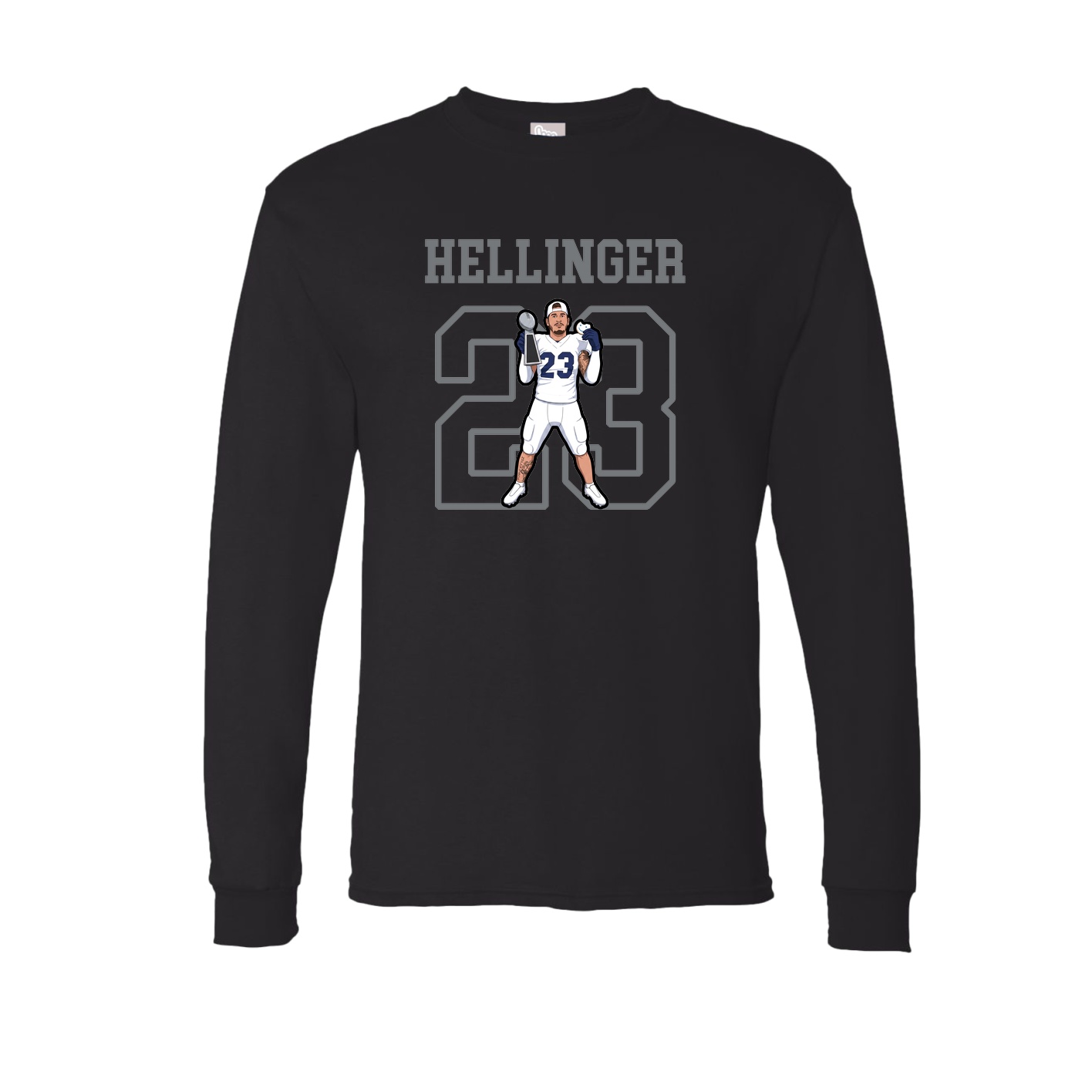 Long Sleeve Tee — Shirsey in Black