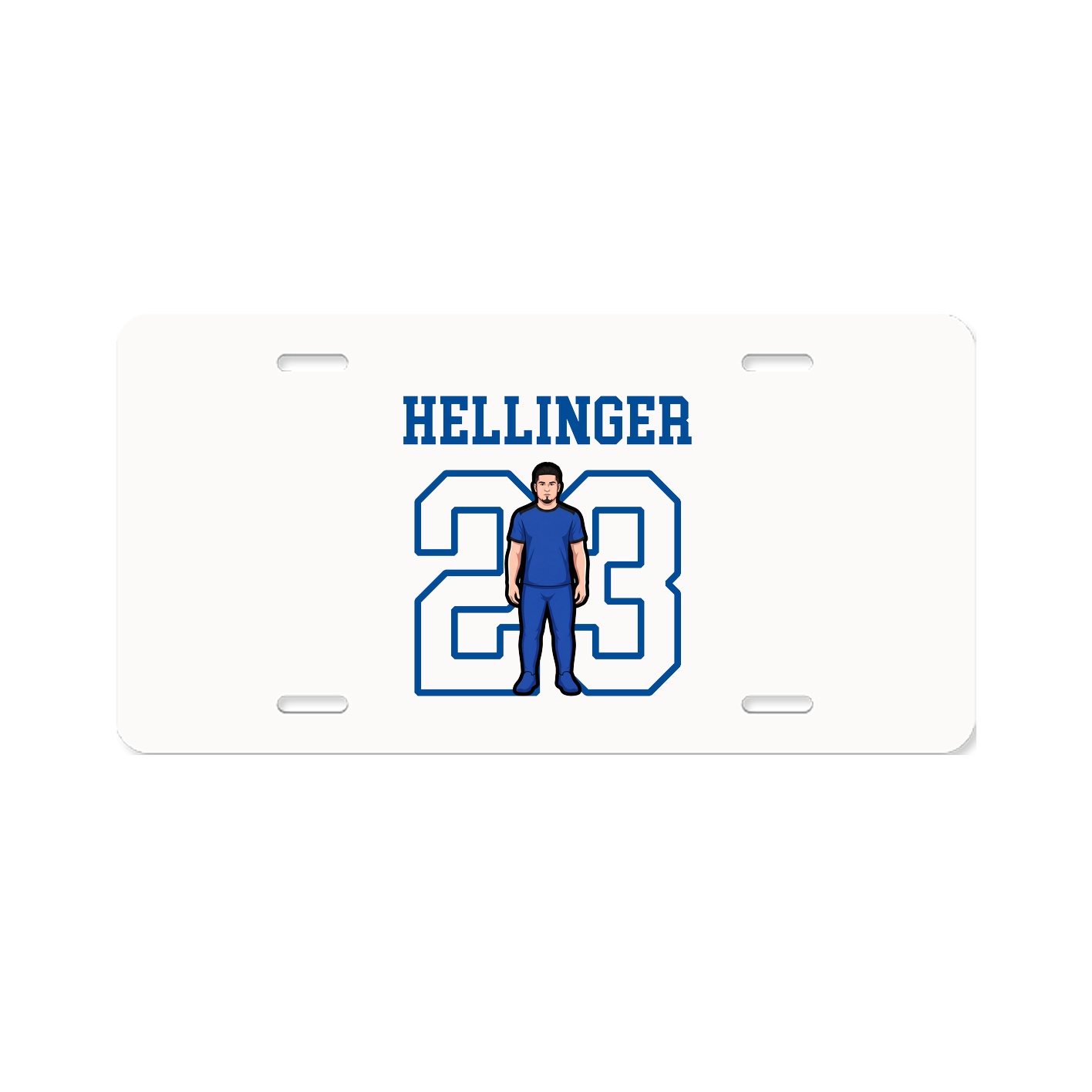 License Plate — Shirsey in Classic