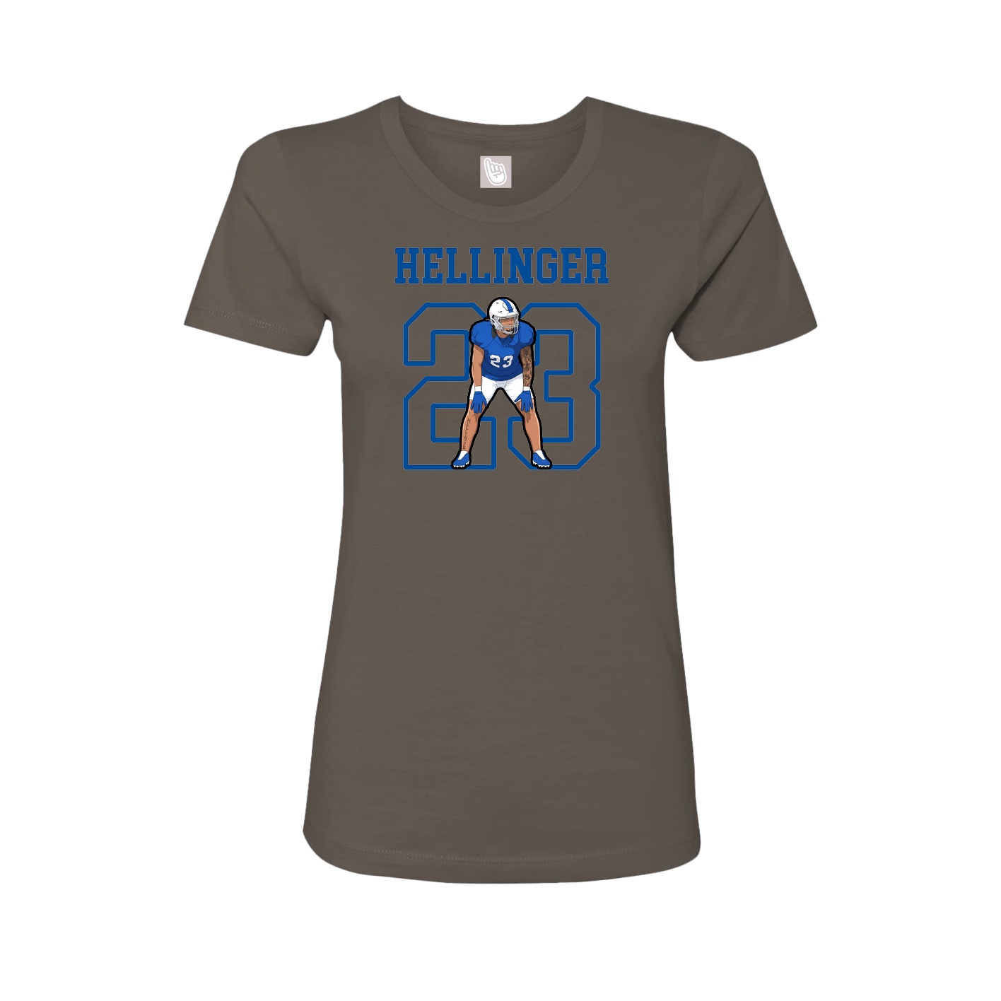 Fitted Women's Tee — Shirsey in Grey