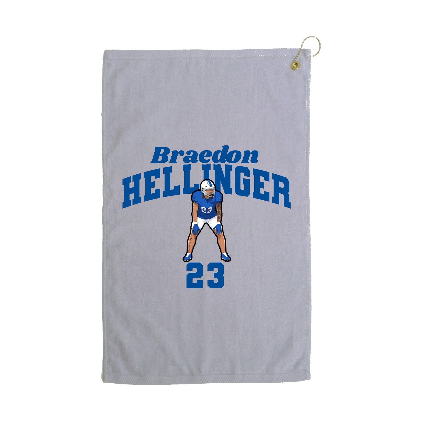 Golf Towel — Signature Arch in Grey