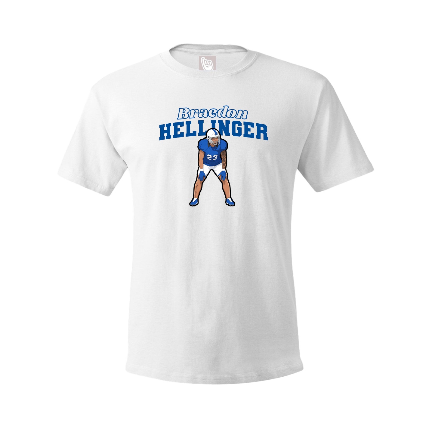 Tee — Name Arch in White