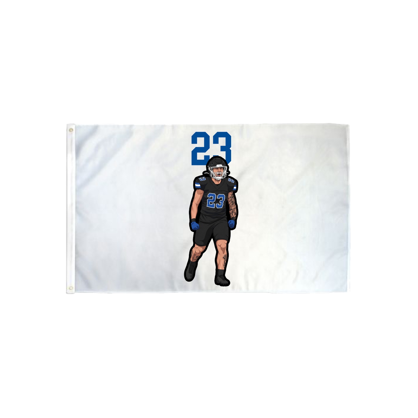 3x5 Flag — Number Top in Classic