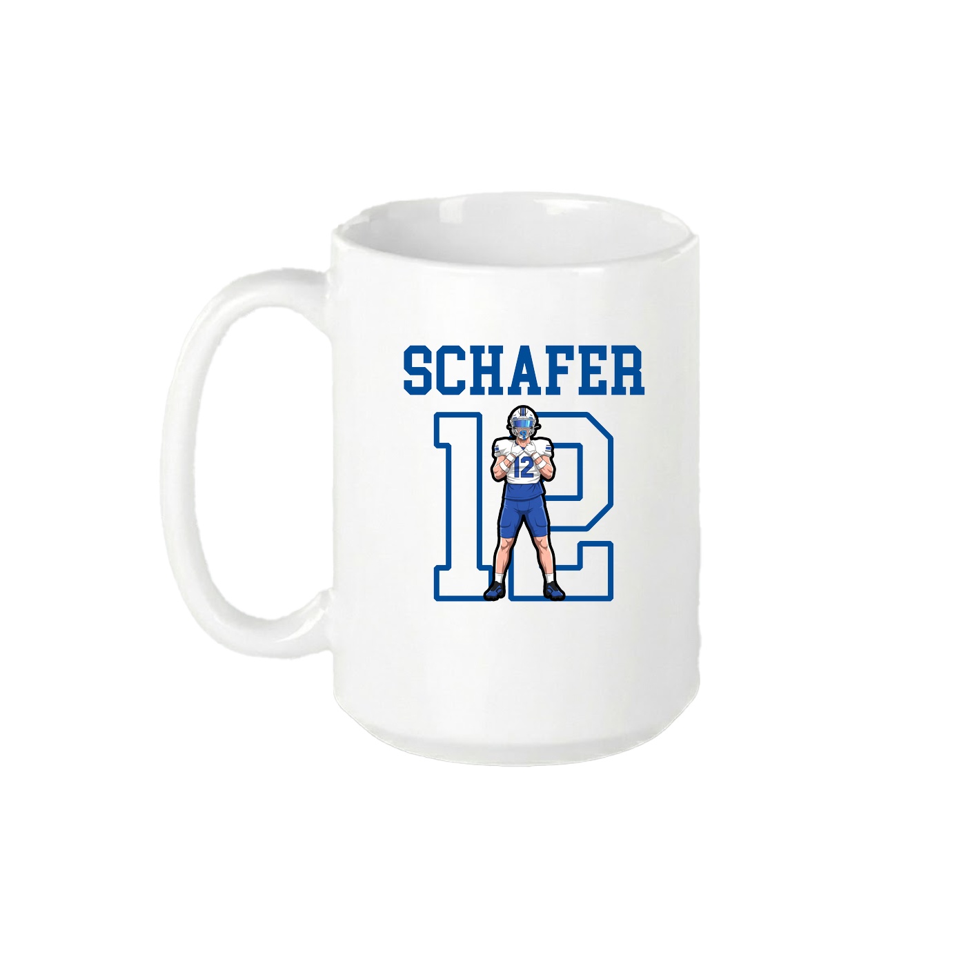 15oz Coffee Mug — Shirsey in White