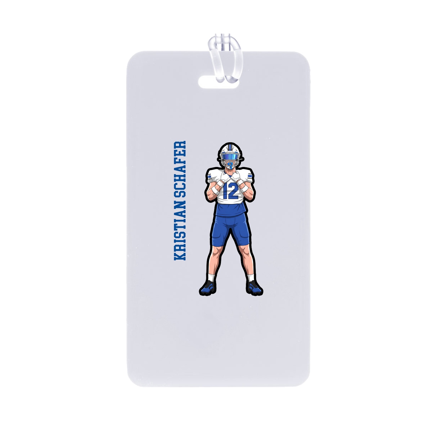 Bag Tag — Name Vertical in Classic