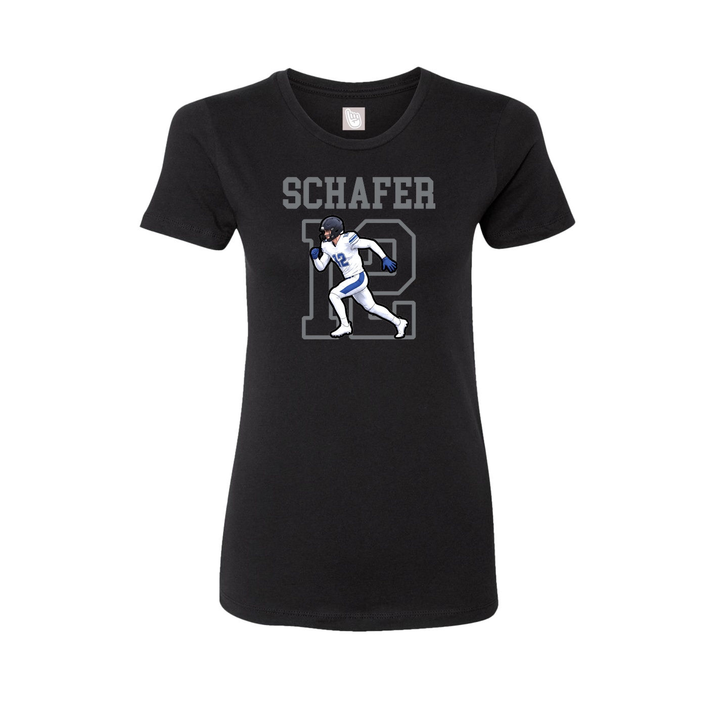 Fitted Women's Tee — Shirsey in Black