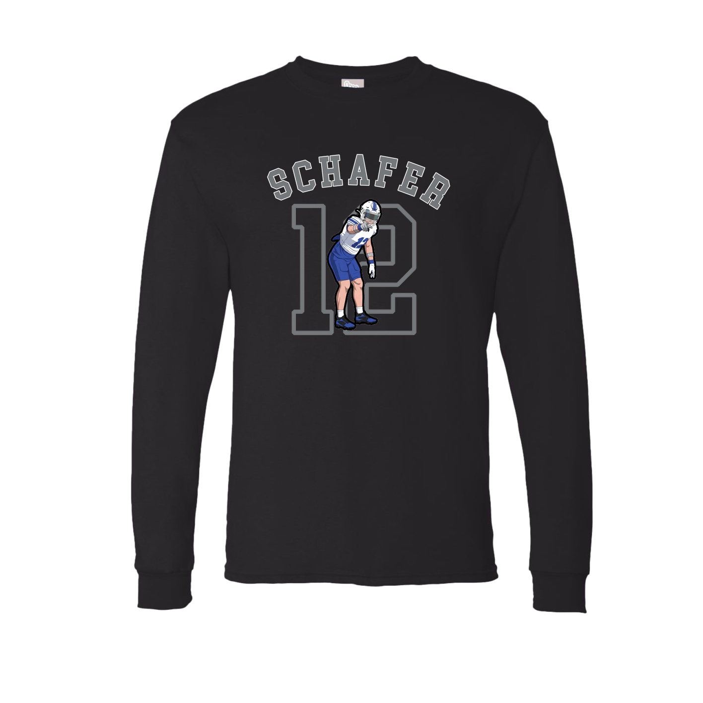 Long Sleeve Tee — Shirsey Arch in Black