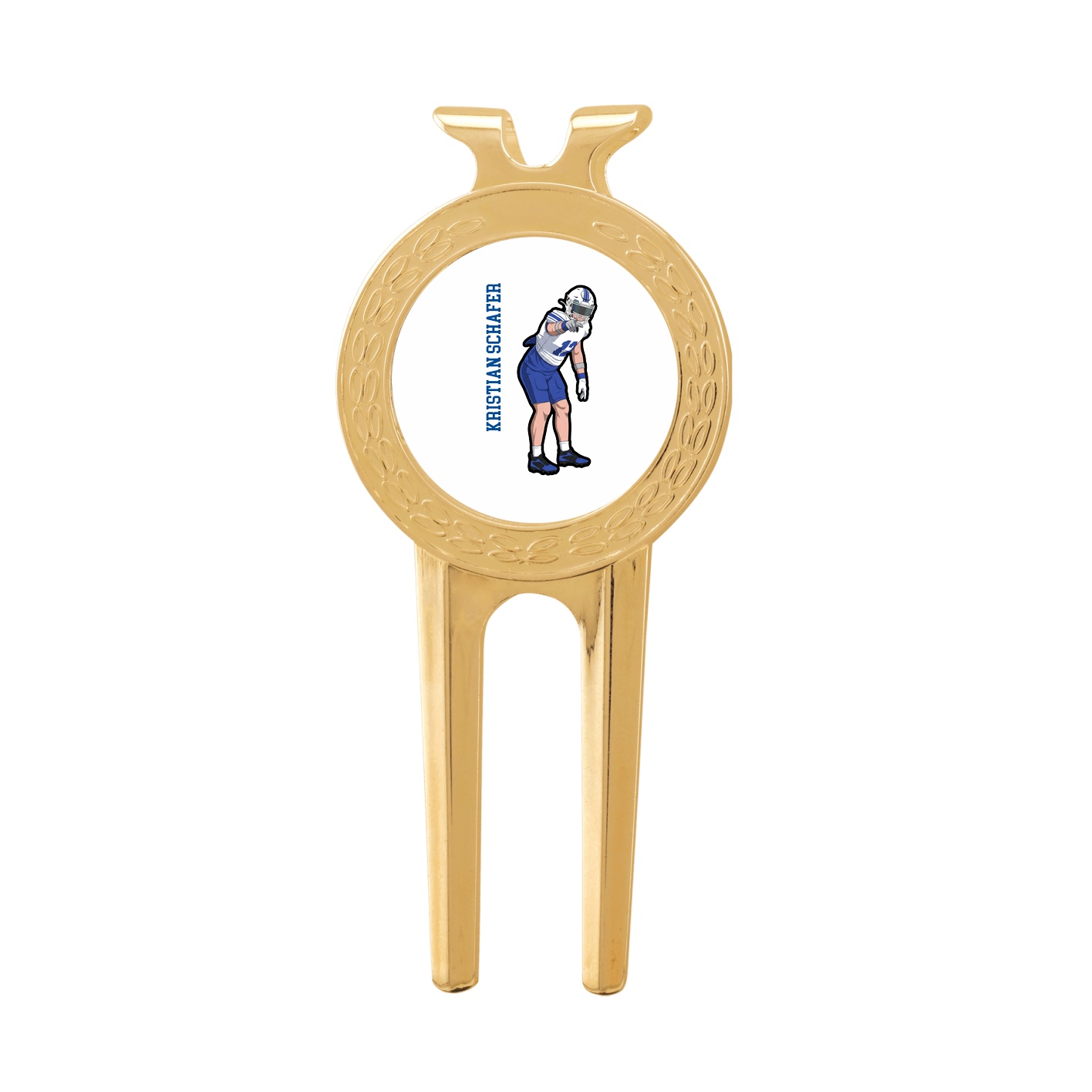 Divot Tool with Ball Marker — Name Vertical in Classic