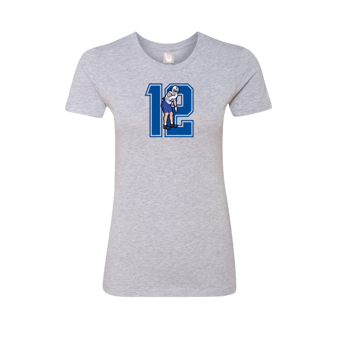 Womens Tee — Number in Grey