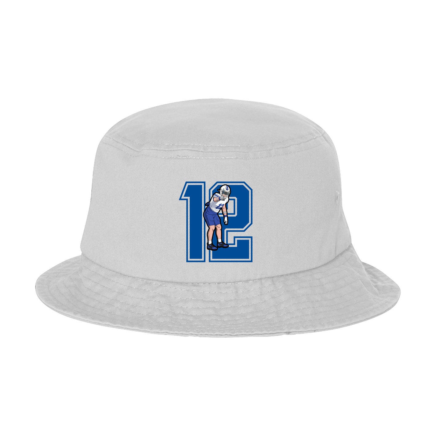 Bucket Cap — Number in White