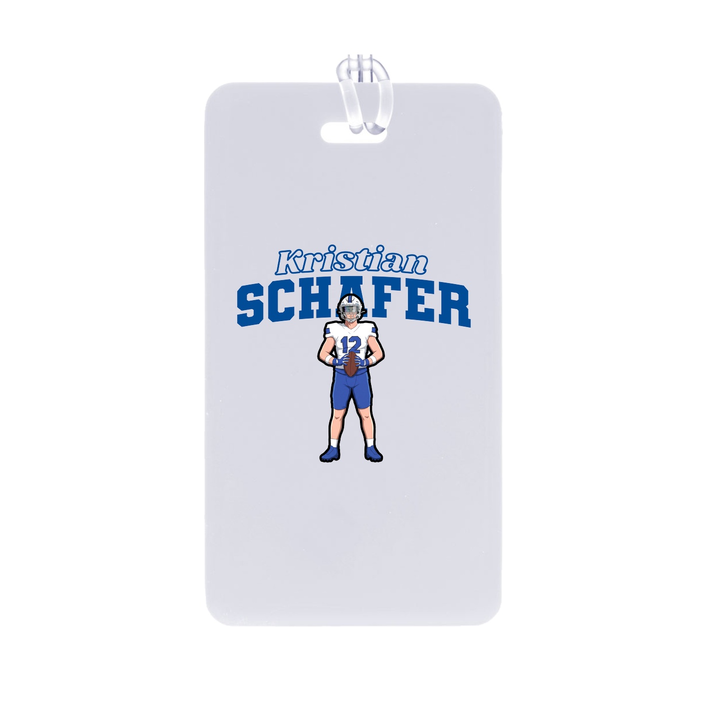Bag Tag — Name Arch in Classic