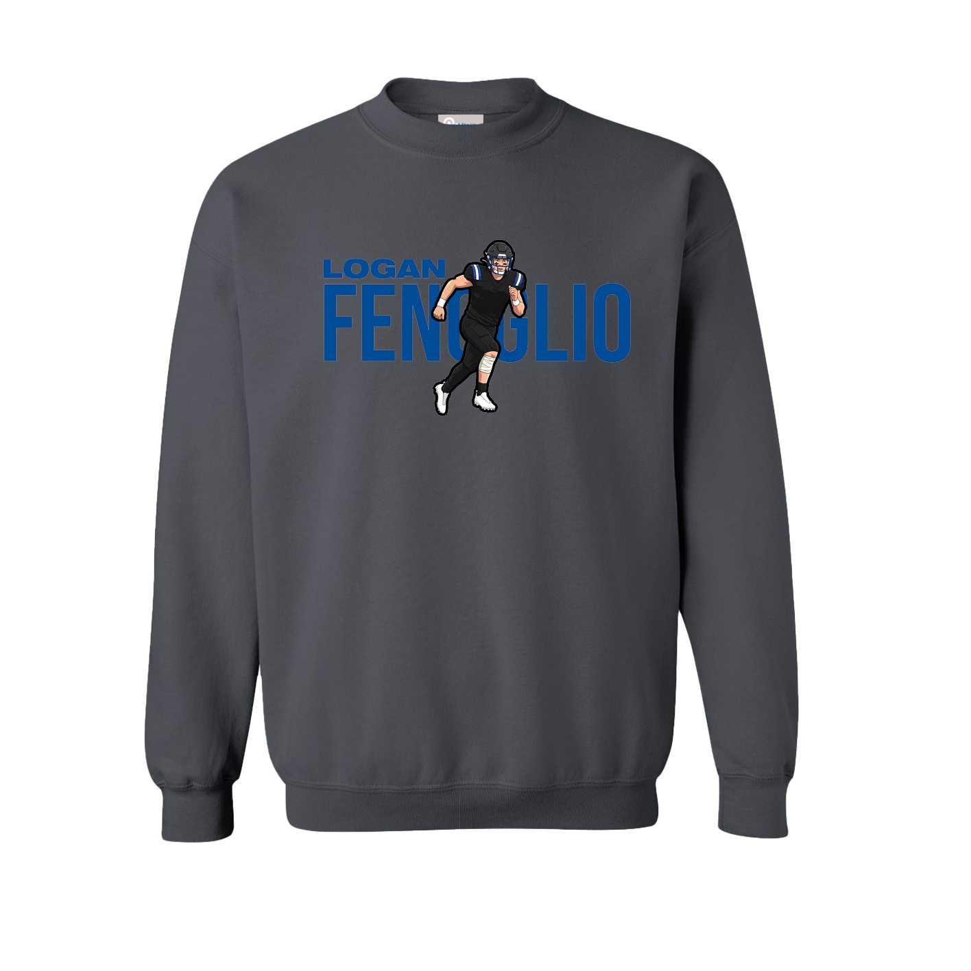 Fleece Crew — Player Name in Grey