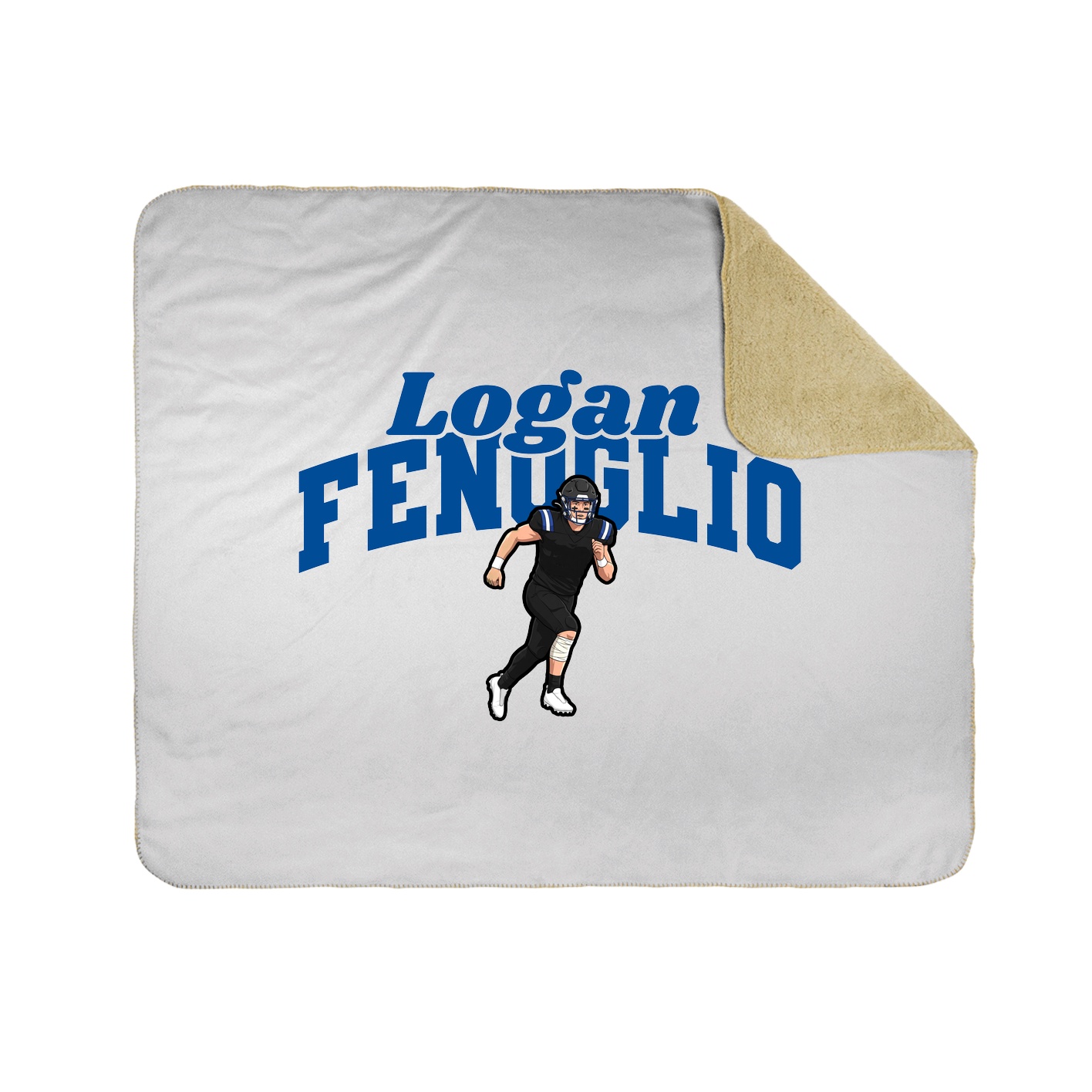 Throw Blanket — Signature Arch in White