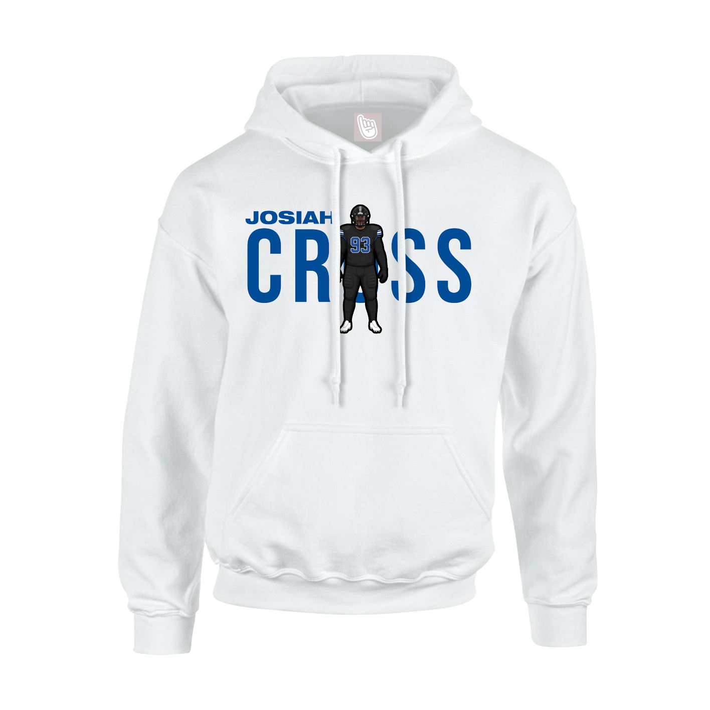Hoodie — Player Name in White
