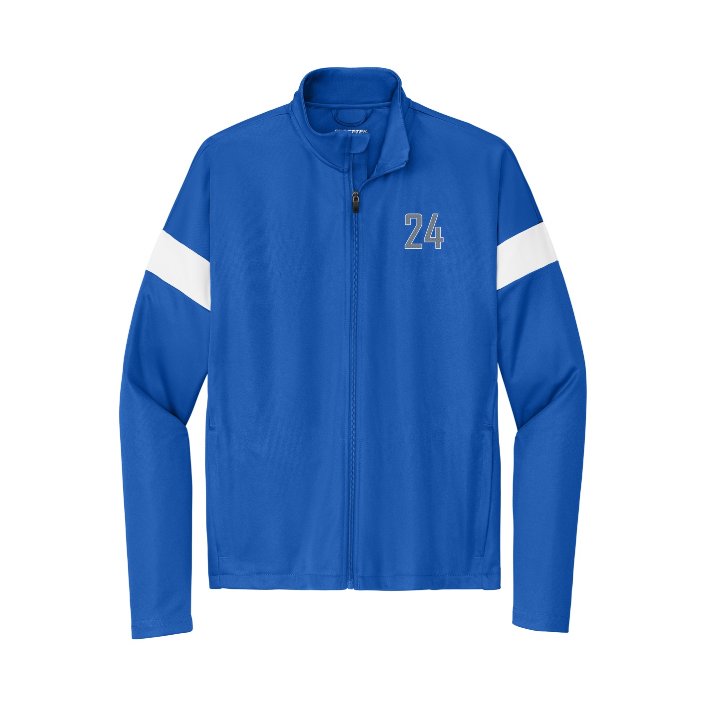 Team Travel Full-Zip Jacket — Front Shirsy in Royal/White