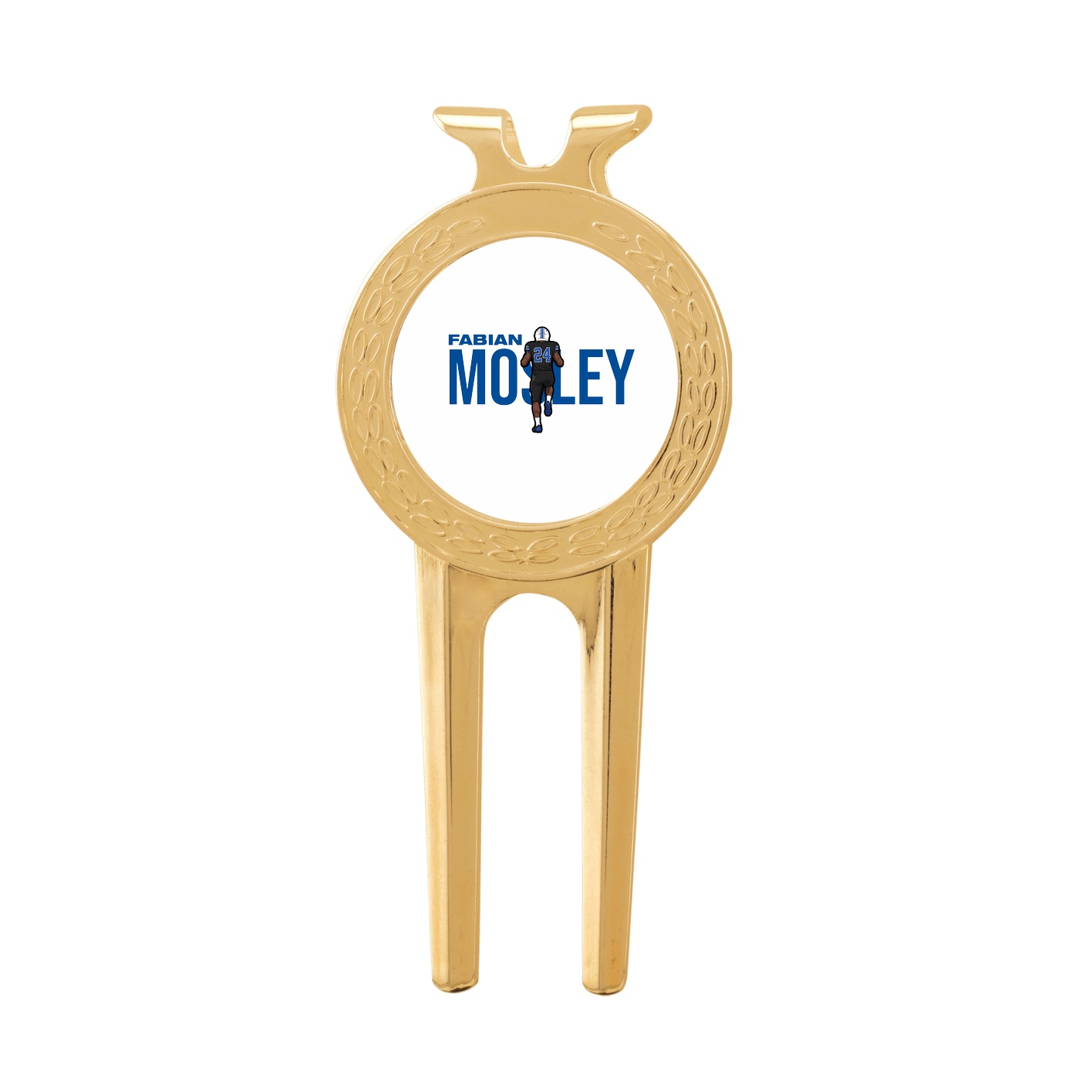 Divot Tool with Ball Marker — Player Name in Classic