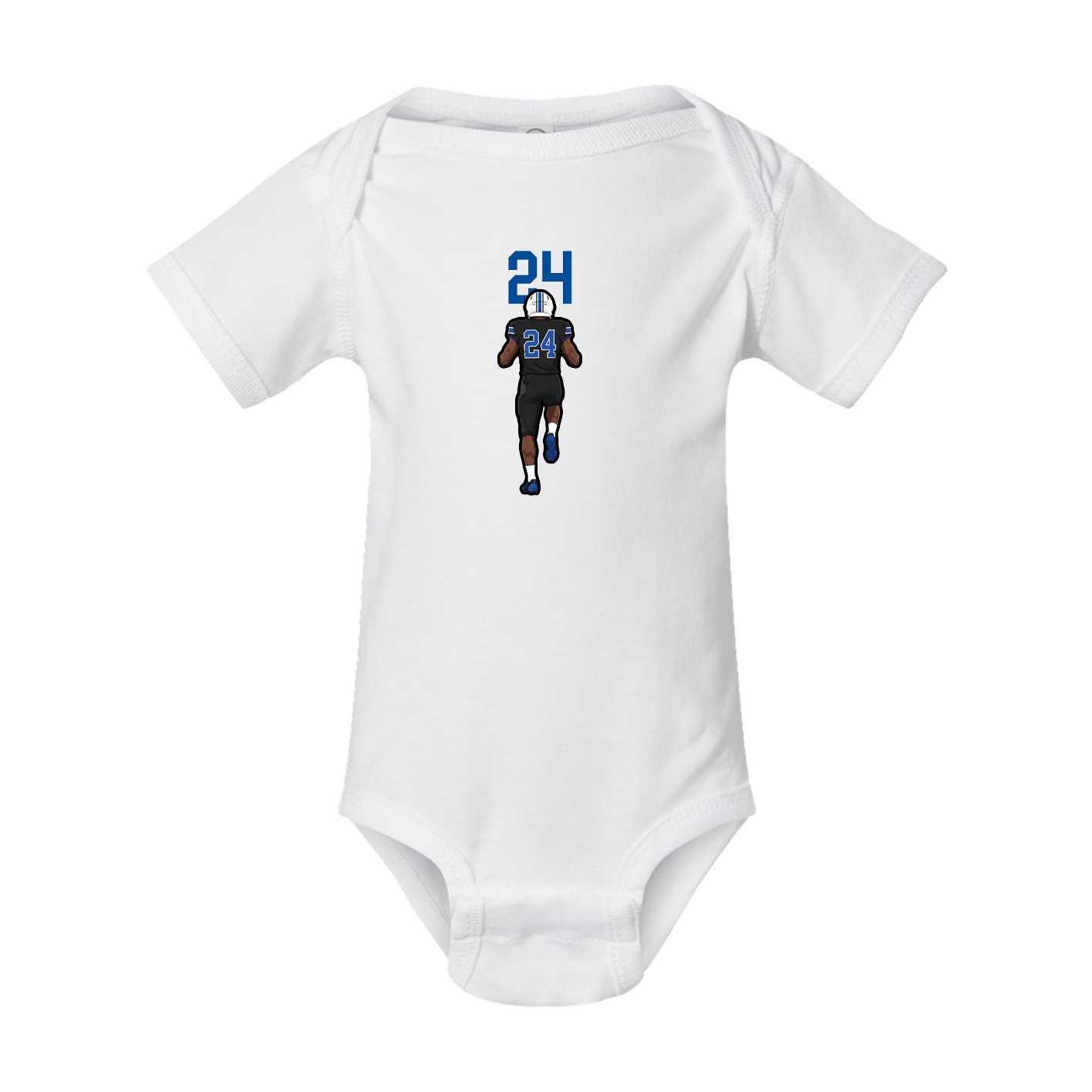Baby Onesie — Number Top in White
