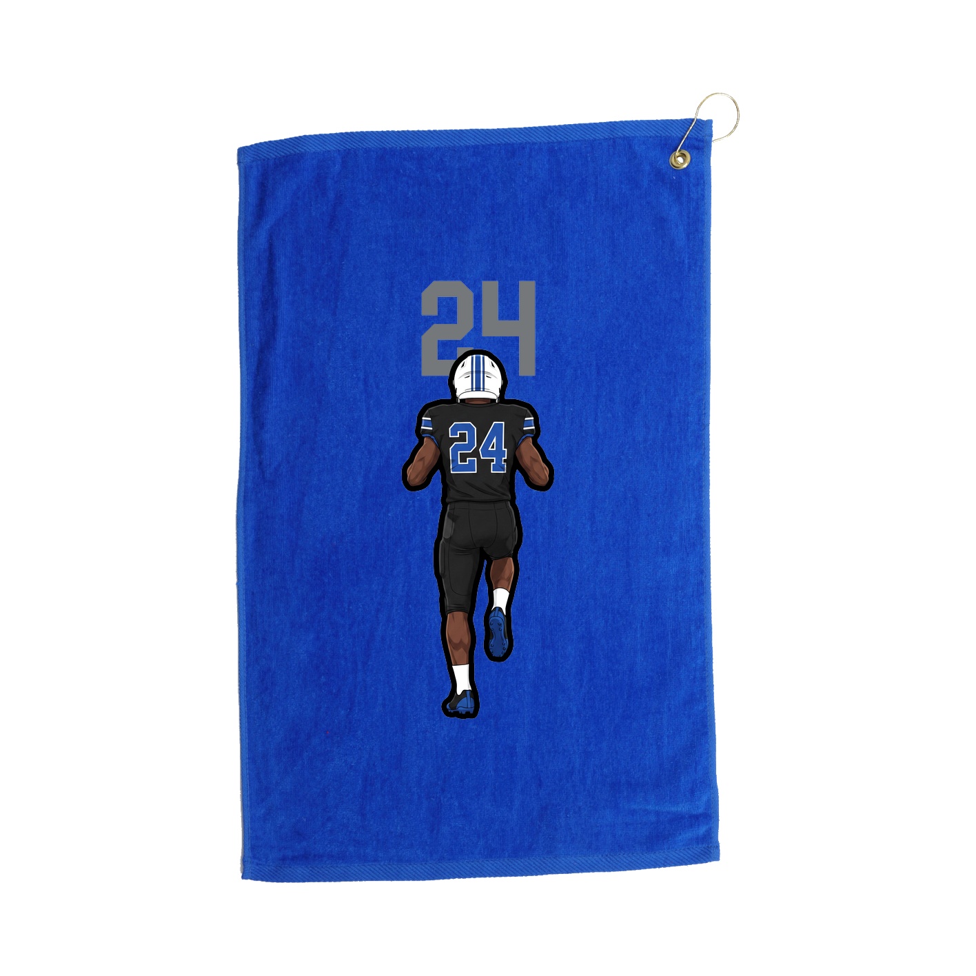 Golf Towel — Number Top in Royal