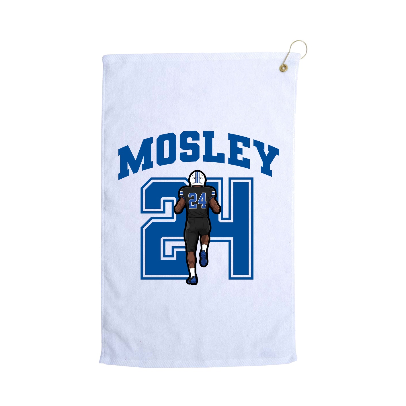 Golf Towel — Number in White