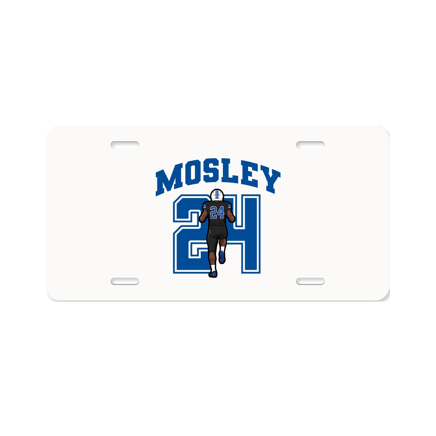 License Plate — Number in Classic