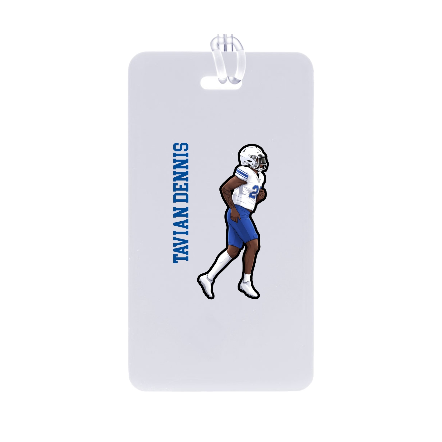 Bag Tag — Name Vertical in Classic