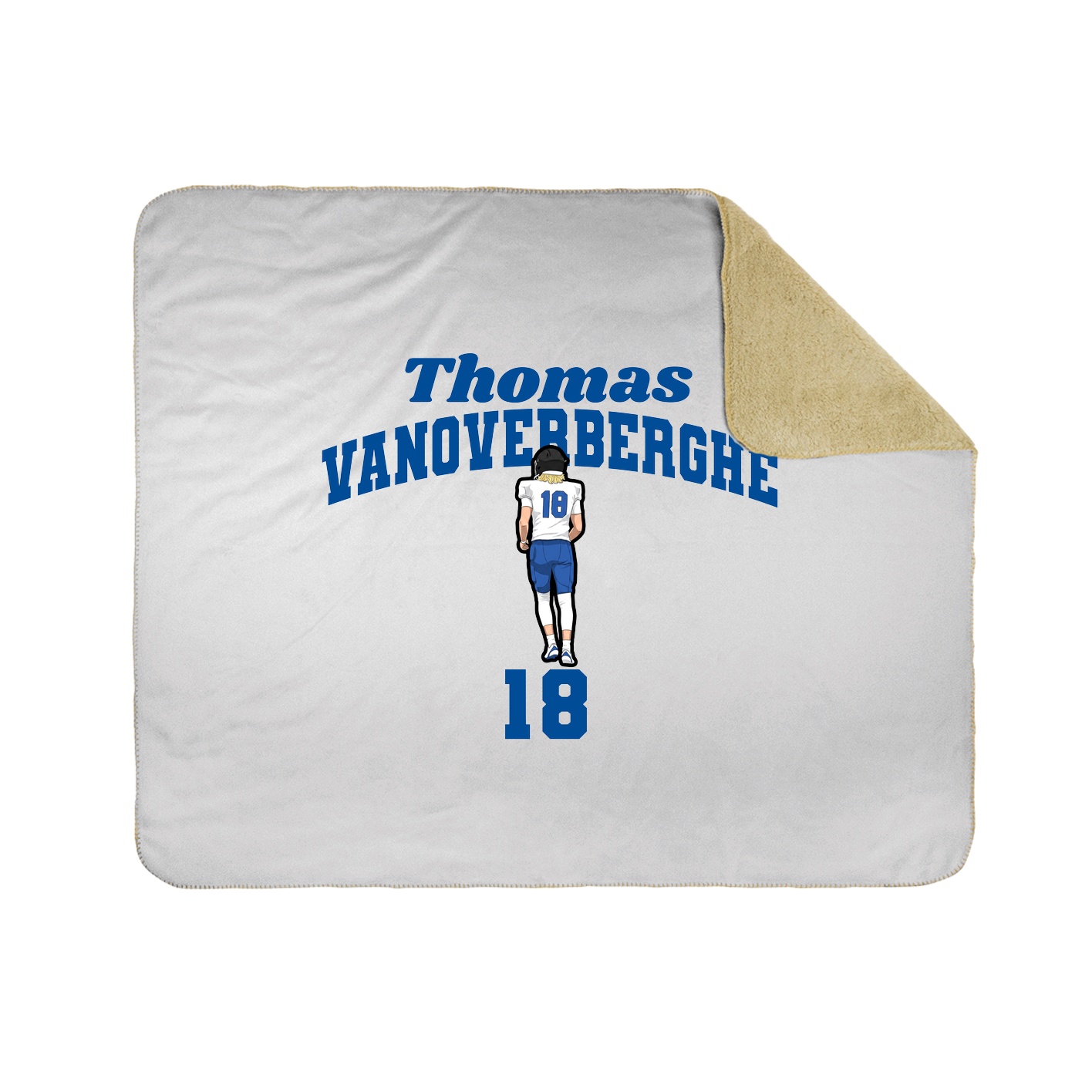 Throw Blanket — Signature Arch in White