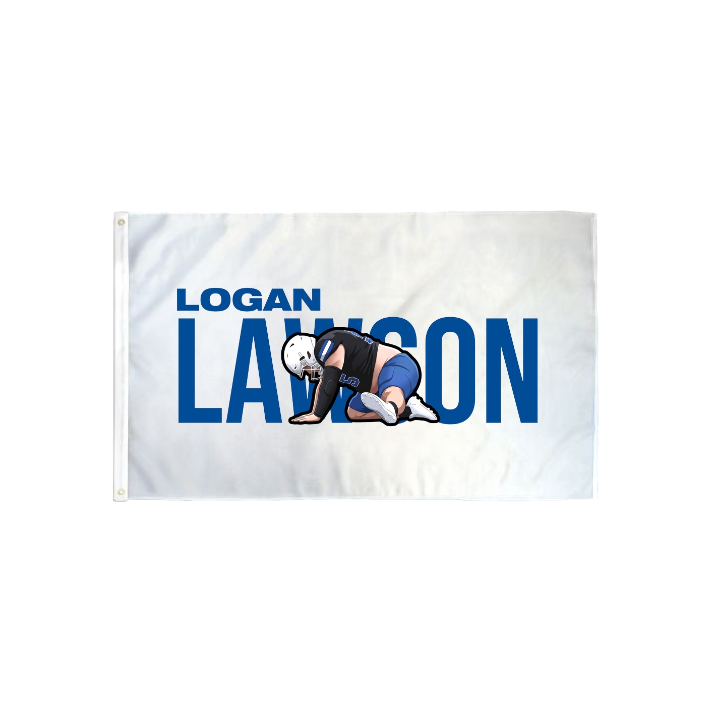 3x5 Flag — Player Name in Classic
