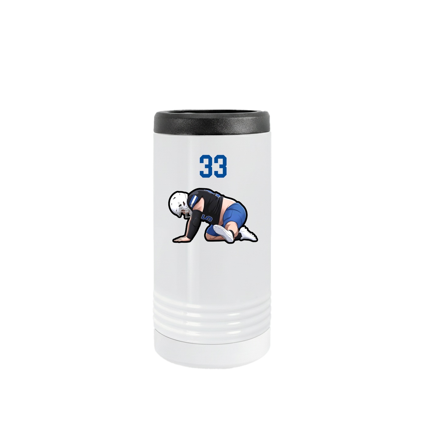 Slim Beverage Holder — Number Top in White