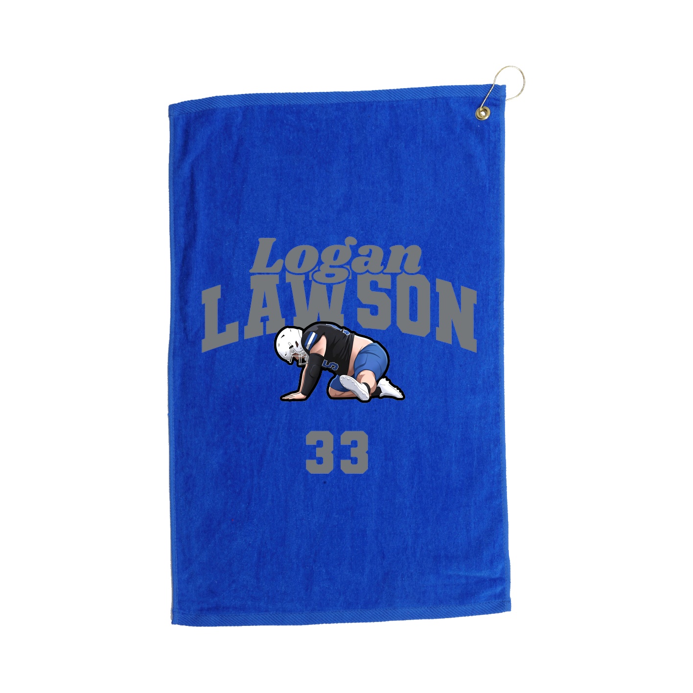 Golf Towel — Signature Arch in Royal