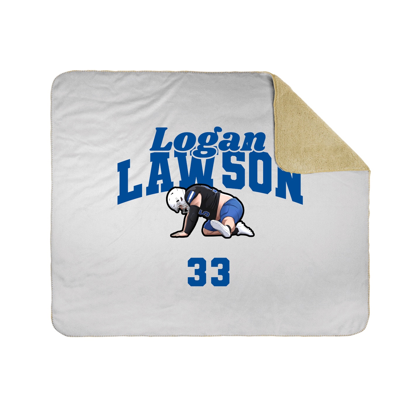 Throw Blanket — Signature Arch in White