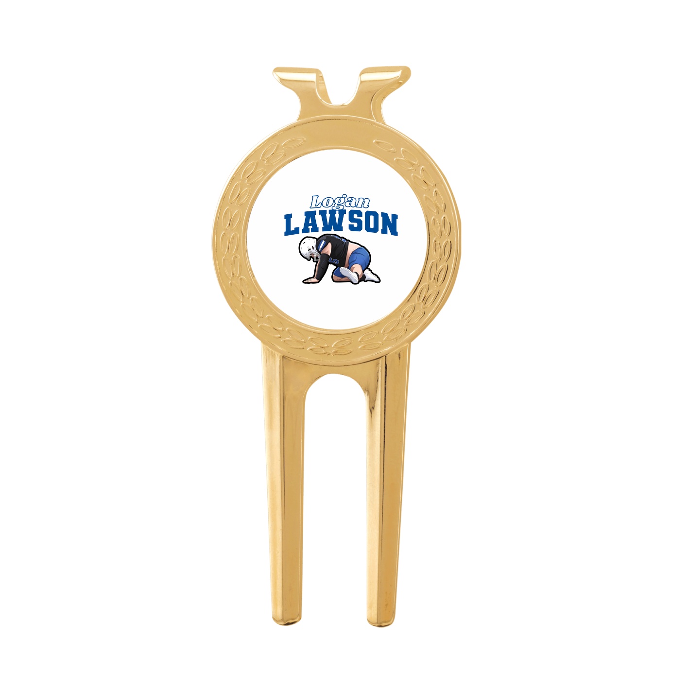 Divot Tool with Ball Marker — Name Arch in Classic
