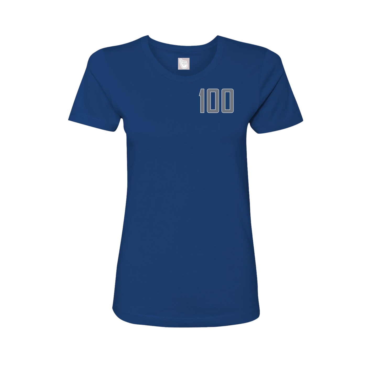 Fitted Women's Tee — Front Shirsy in Royal