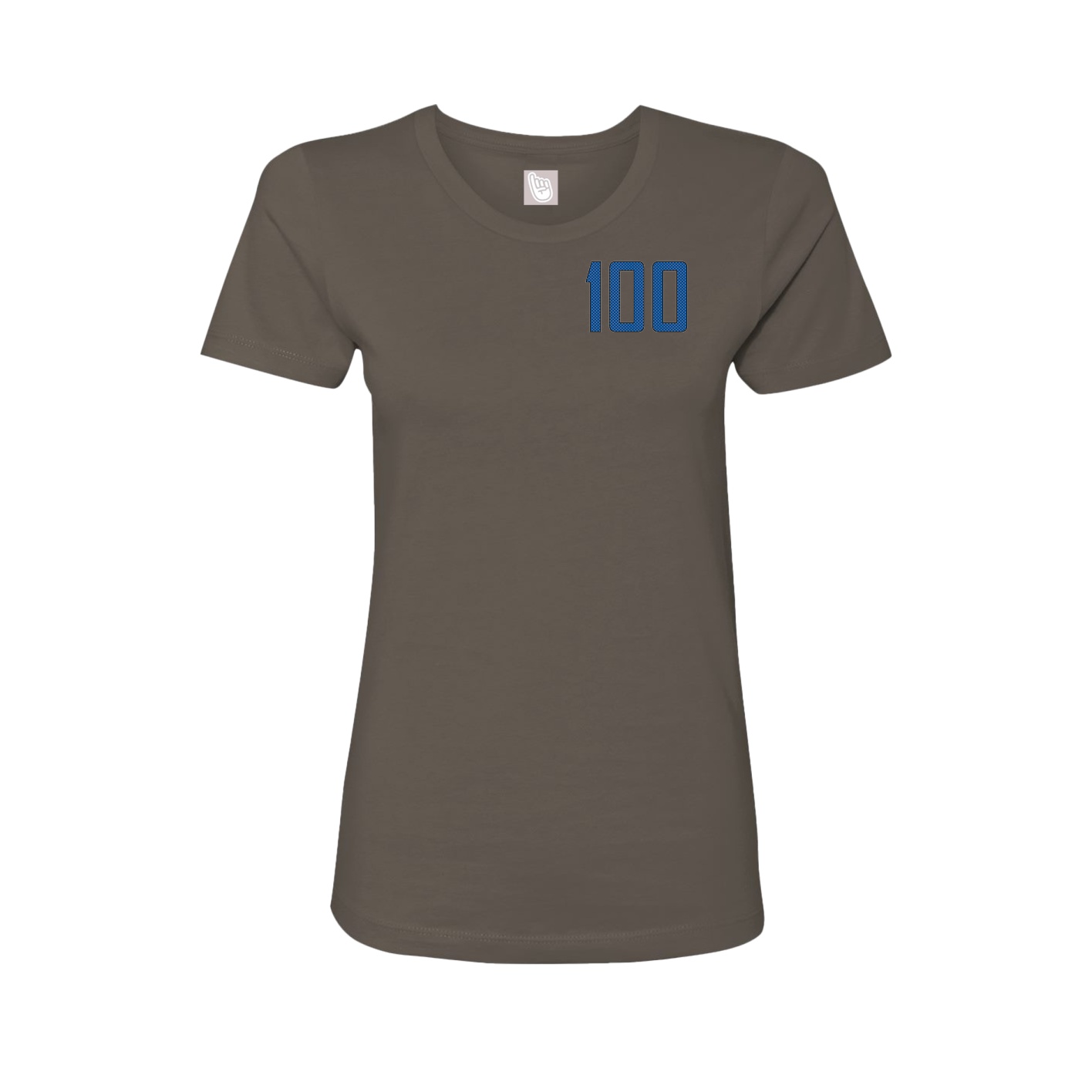 Fitted Women's Tee — Front Shirsy in Grey
