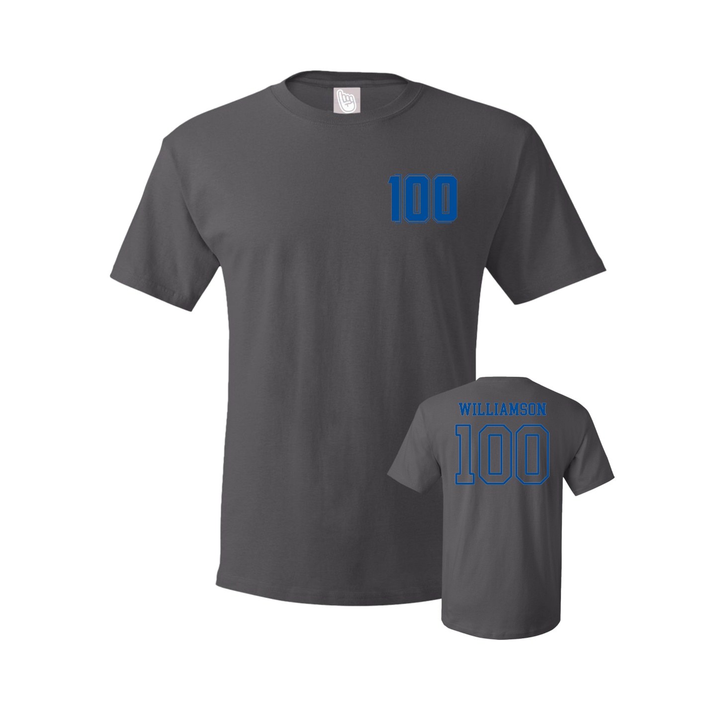 Tee — Chest Back in Grey