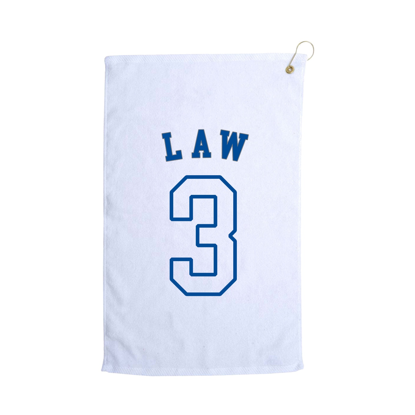 Golf Towel — Shirsey Arch in White