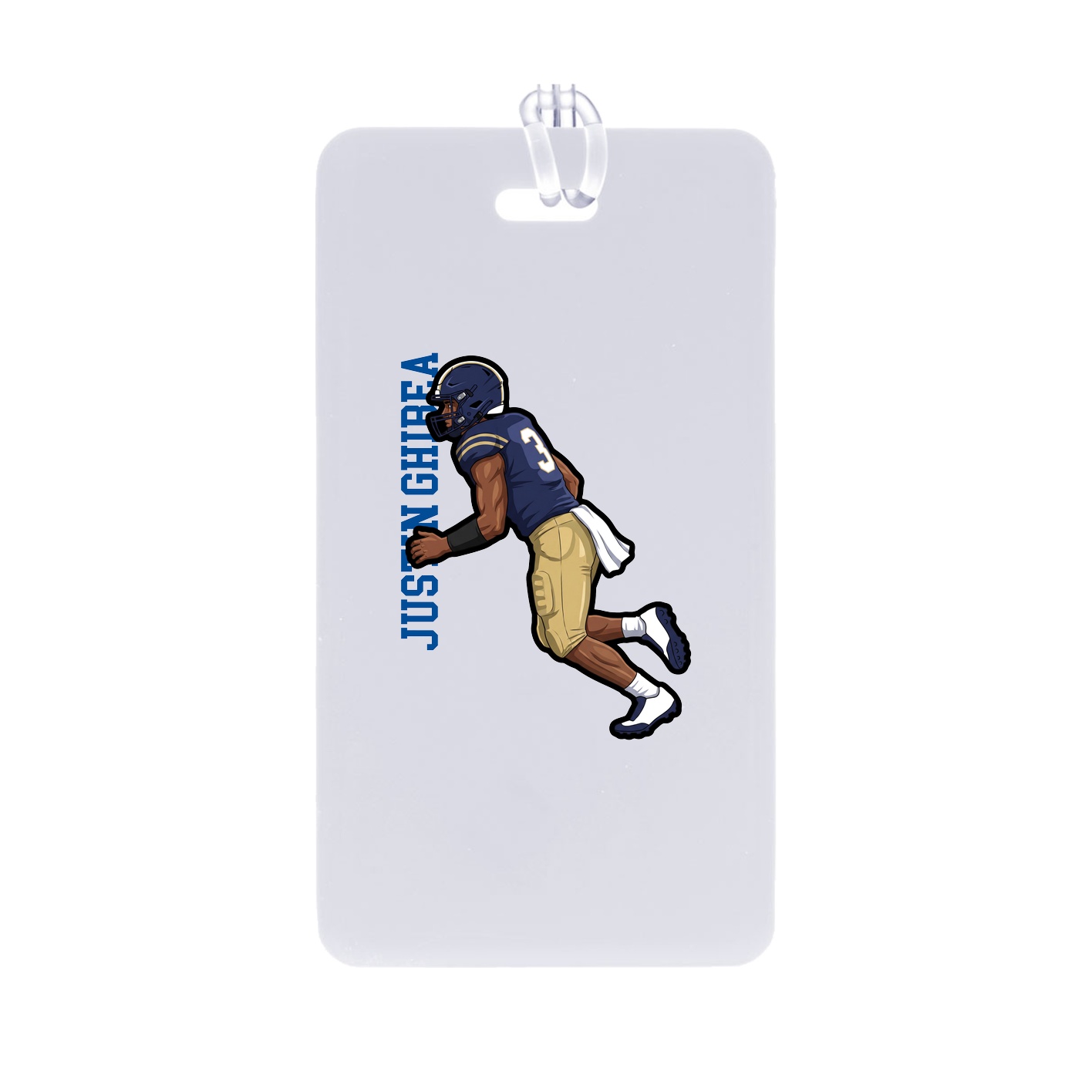 Bag Tag — Name Vertical in Classic