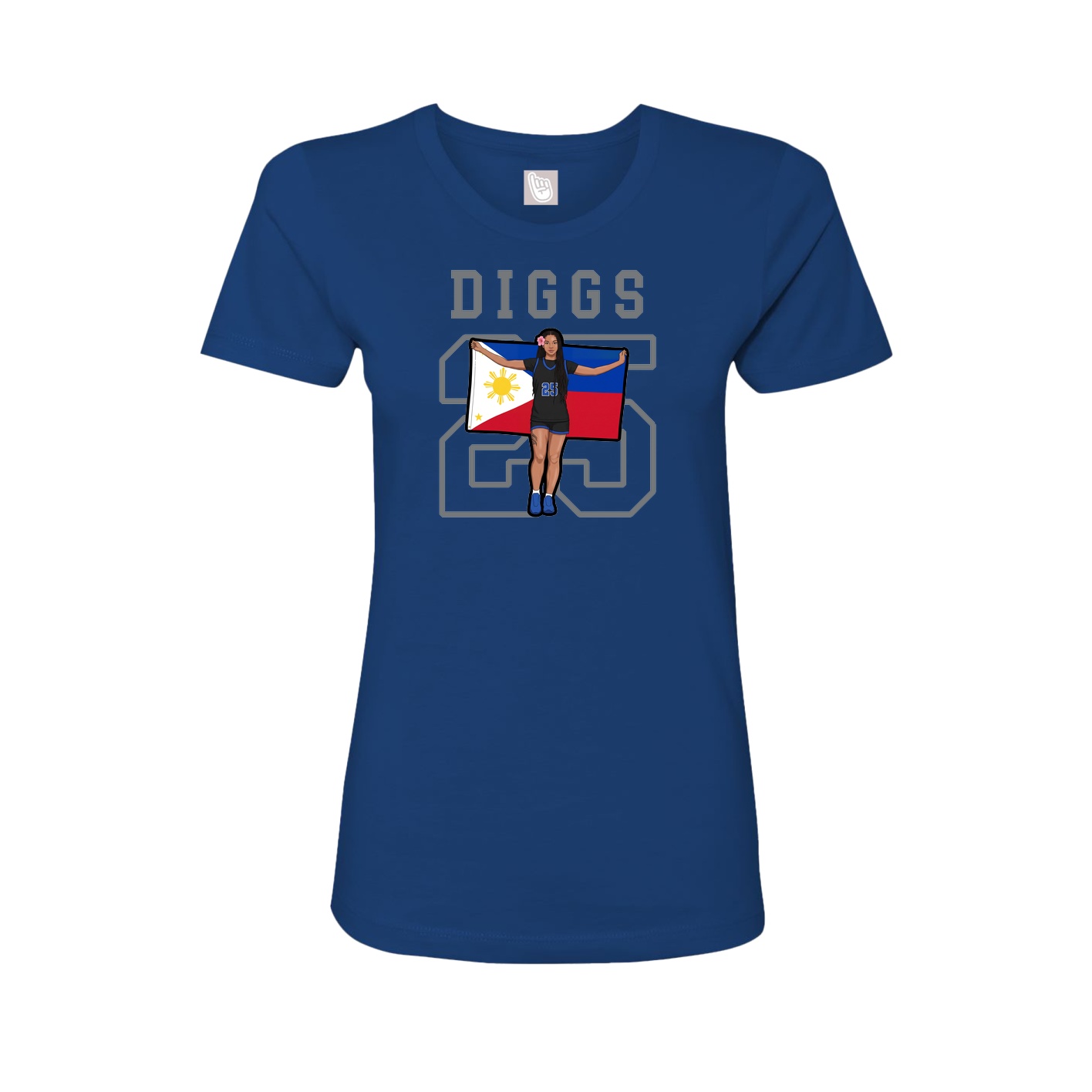 Fitted Women's Tee — Shirsey in Royal